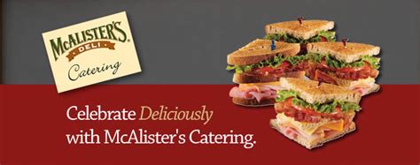 McAlister's Deli Catering Menu Prices