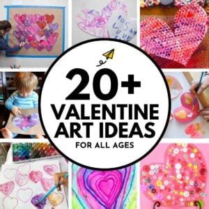 Valentine's Day Art Activities for Kids - Busy Toddler