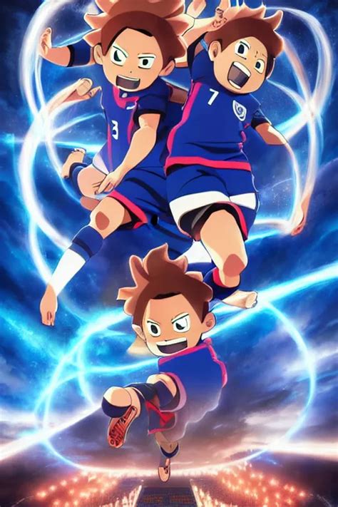 Inazuma Eleven Movie Poster By Nuri Iyem James Stable Diffusion