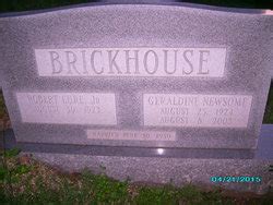 Geraldine Newsome Brickhouse M Morial Find A Grave