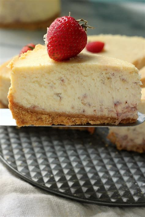 Roasted Strawberry Greek Yogurt Cheesecake Baker By Nature