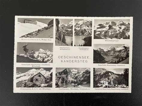 Ak Be Kandersteg Oeschinensee Bl Emlisalp Kaufen Auf Ricardo