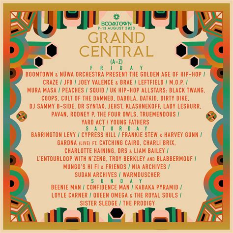 Boomtown Line-up 2023 - News and Rumours - Boomtown Source