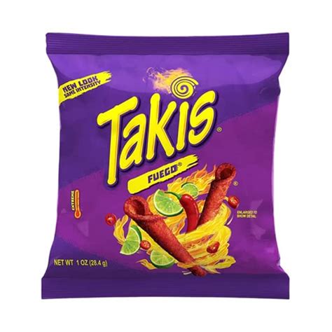 Takis Fuego Corn Chips 28g 1oz American Food Mart