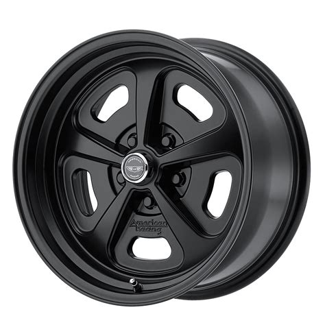 VN501 500 MONO CAST Satin Black Rim By American Racing Wheels Wheel