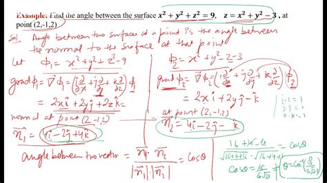 Engineering Maths I L48 Gradient Of Scalar Point Function Youtube