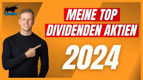 Meine TOP Dividenden Aktien für 2024 1 YouTube