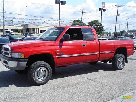 1998 Flame Red Dodge Ram 2500 Laramie Extended Cab 4x4 16475158