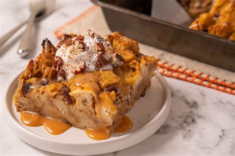 Pumpkin Bread Pudding Recipe