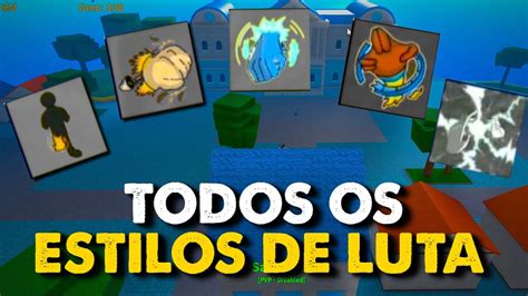 Showcase E Localiza O De Todos Os Estilos De Luta King Legacy Youtube