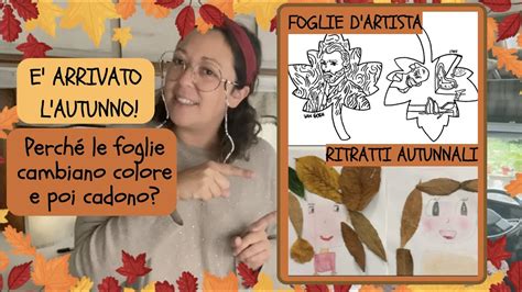 AUTUNNO Perché le foglie cadono lavoretti autunnali YouTube