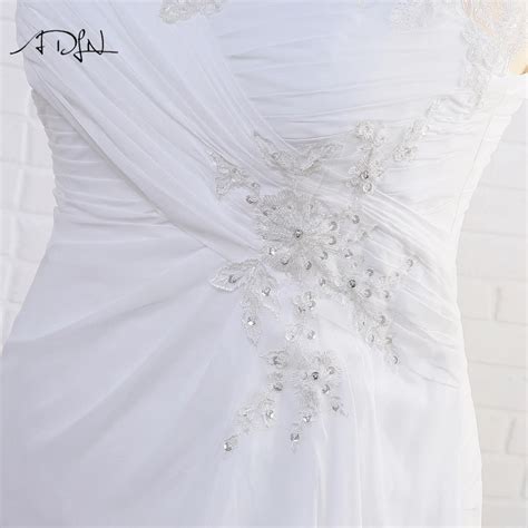 Elegant Applique Chiffon Plus Size Wedding Dress | Uniqistic.com