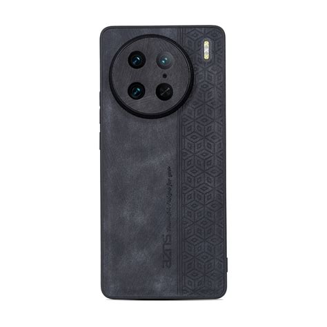 For Vivo X Pro Azns D Embossed Skin Feel Phone Case Black