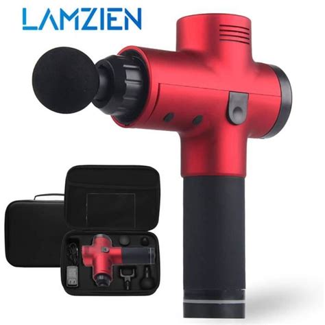 Lamzien Pistolet De Massage Musculaire Led Masseurs Lectriques