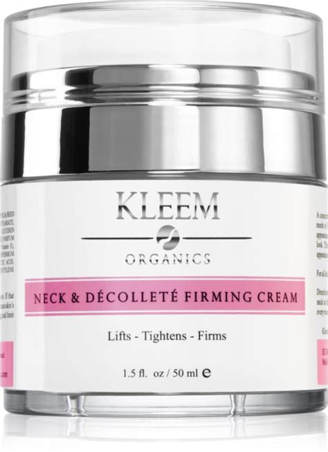 Kleem Organics Neck D Collet Firming Cream Cr Me Raffermissante Cou