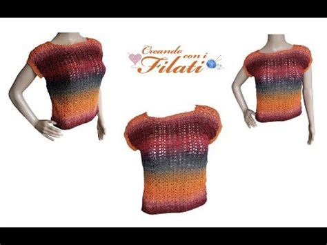 Maglia ALMA Tutorial Uncinetto Crochet Creando Con I Filati