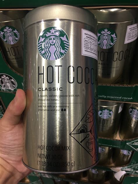 Starbucks Hot Cocoa Powder 850g Classic นำเขาจากประเทศสหรฐอเมรกา รสชาตคลาสสค ชอคโกแลตรอน