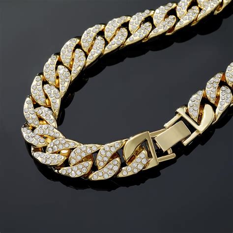 Iced 18k Gold 13mm Cuban Chain Helloice