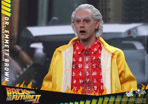 Hot Toys Doc Emmett Brown Back To The Future 2