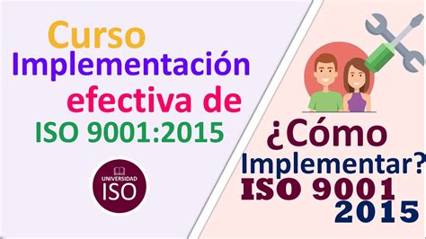 📢 Curso ¿como Implementar Un Sistema De Calidad Iso 90012015 Pasos A Paso Guia Youtube