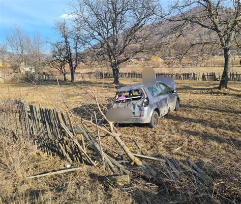 Eveniment rutier în comuna Pângărați FOTO Observator Nemțean