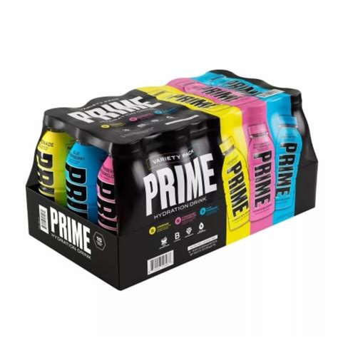 Prime Hydration Drink Variety Pack 2.0, 16.9 Fluid Ounce (Pack Of 15 ...