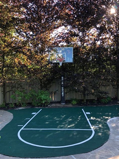 Small Courts Sport Court Ontario Basketball Court Backyard