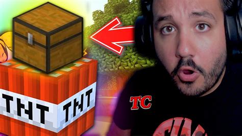 COMO HACER Una MINA En MINECRAFT COFRE TRAMPA Con TNT FACIL SIN MODS