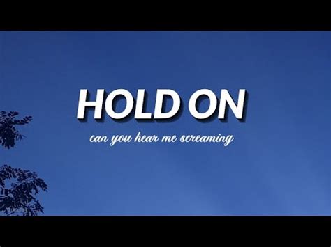 Chord Overstreet Hold On Lyrics Video Youtube