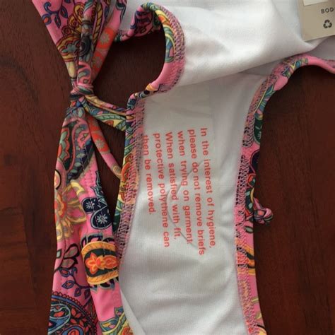Boden Swim Nwt Boden Pink Paisley Triangle Bikini With Adjustable String Ties S M Poshmark