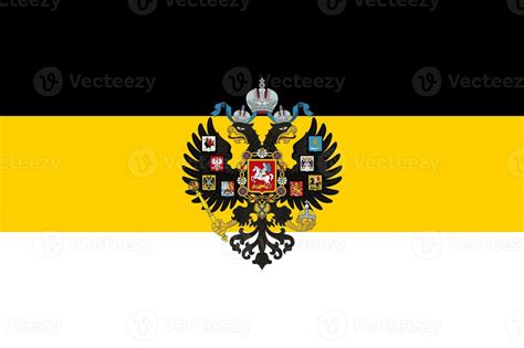 Russian imperial flag with a double-headed eagle . First official State ...