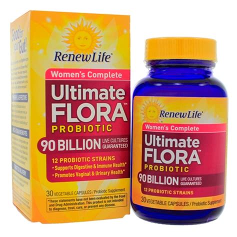 Renew Life Ultimate Flora Womens Complete 90 Billion 30 Capsules Life