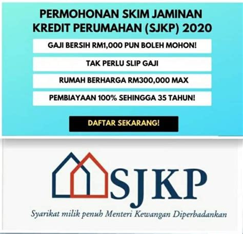 Cara Mohon Skim Jaminan Kredit Perumahan Sjkp Online