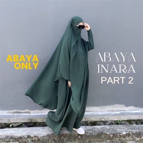 Jual Baju Gamis Abaya Inara Tanpa Khimar Part 2 Turki Arab Dress