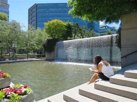 Robson Square courthouse cascading waterfalls (PHOTOS) | Daily Hive ...