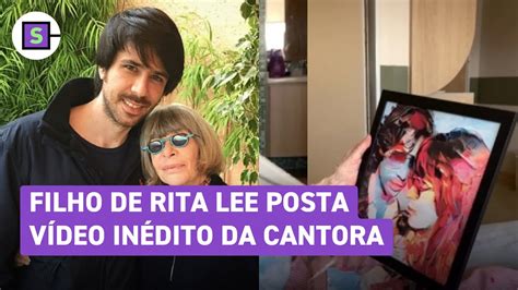 Filho de Rita Lee posta vídeo inédito da cantora YouTube