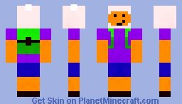 finn [with 3d hat!!!] Minecraft Skin