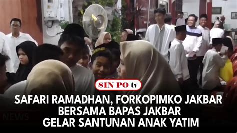 Safari Ramadhan Forkopimko Jakbar Bersama Bapas Jakbar Gelar Santunan