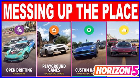 Forza Horizon 5 Messing Up The Place Forzathon Daily Challenges