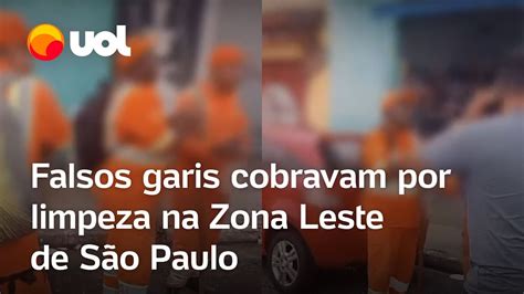 Falsos Garis Cobravam Dinheiro De Moradores Por Limpeza Em Sp E S O