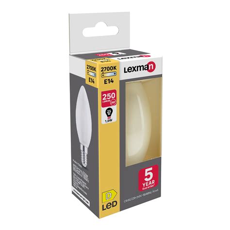 Lampadina Led E Oliva Smerigliato Luce Calda W Lm Equiv