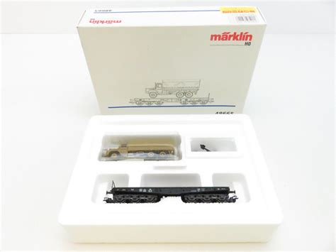 ZK0601 Märklin 48665 H0 AC Schwerlastwagen der DB mit Zivilschutz