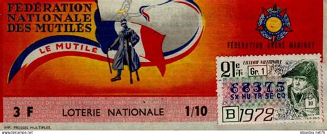 Billetes de Lotería BILLET DE LOTERIE NATIONALE FEDERATION