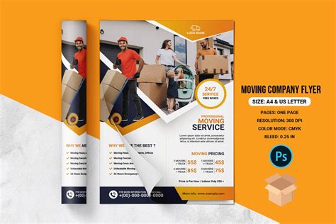 Moving Company Flyer Template Moving Services Flyer Ms Word