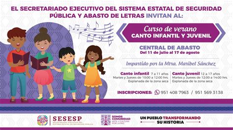 SESESP Y Abasto De Letras Invitan A Participar En El Curso De Verano