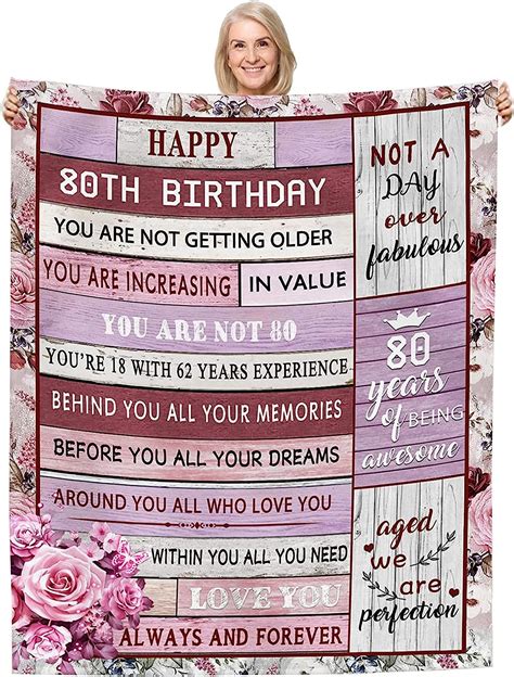 Th Birthday Gifts For Women Th Birthday Throw Blankets X Inch