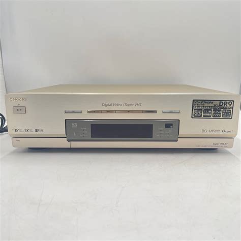 Sony S Vhsハイファイ Minidv デジタルダブルビデオデッキ Wv Dr9 ソニー 現状品 通電確認済み 動作一部確認済み