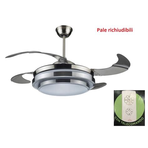 Ventilatore Da Soffitto 4 Pale A Scomparsa Richiudibili DCG VECRD47TL