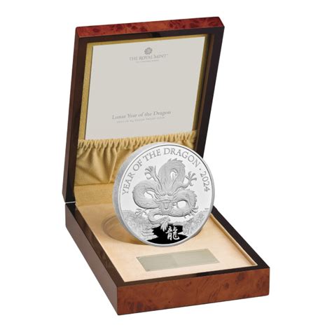 Royal Mint Lunar Rok Smoka 1000 gramów Srebra 2024 Proof Kup online