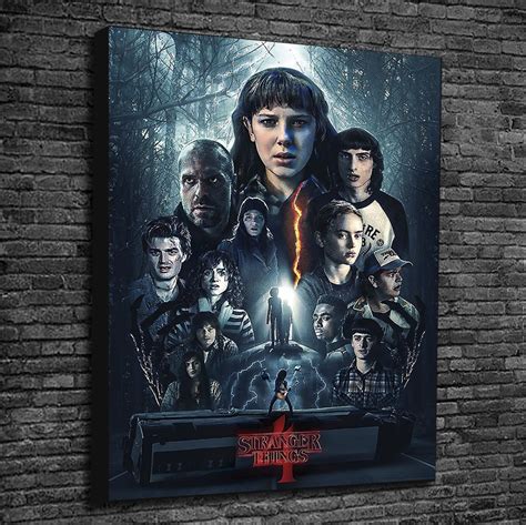 Cuadro Simple Stranger Things 4 Poster The Wild